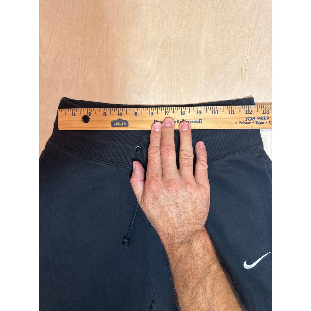 Nike Mens Fleece Joggers Black Sweatpants Swoosh Logo XS - Picture 5 of 6